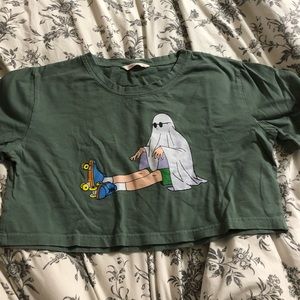 Ghost cropped tee